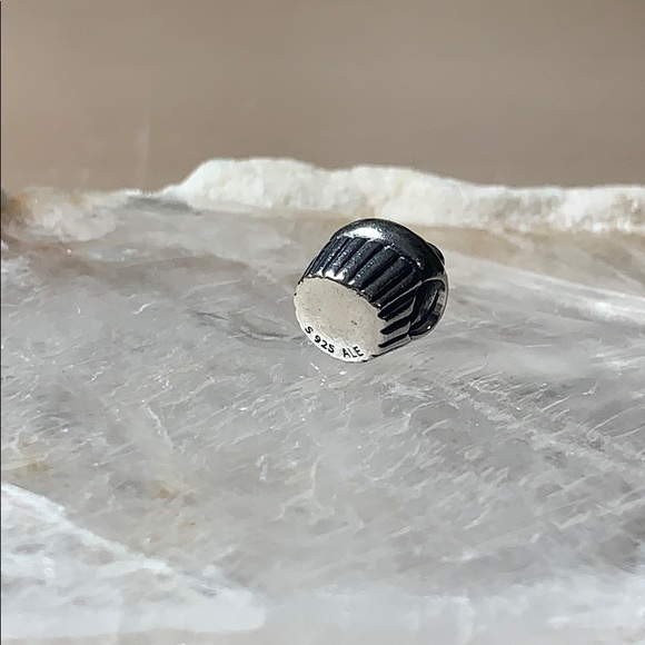 14K Gold Cherry Pandora Cupcake Charm - Picture 4 of 4